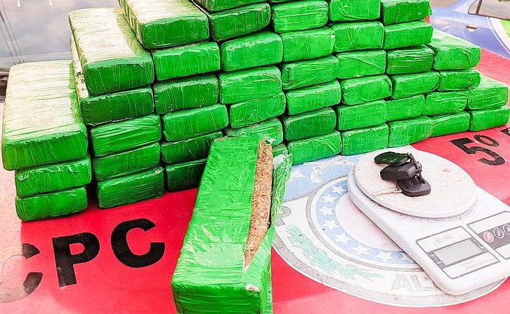 Motorista de app é preso com mais de 34 kg de maconha em Maceió