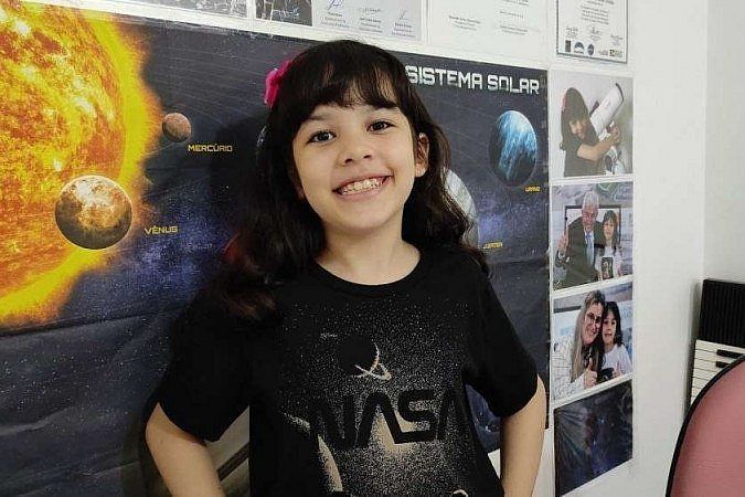 Alagoana de oito anos pode se tornar astrônoma mais jovem a identificar asteroides