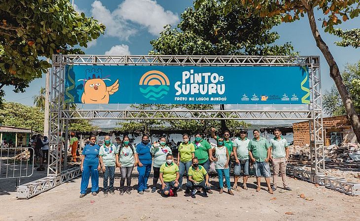 Com frevo e cultura, Maceió tem ação de coleta de resíduos na Orla Lagunar