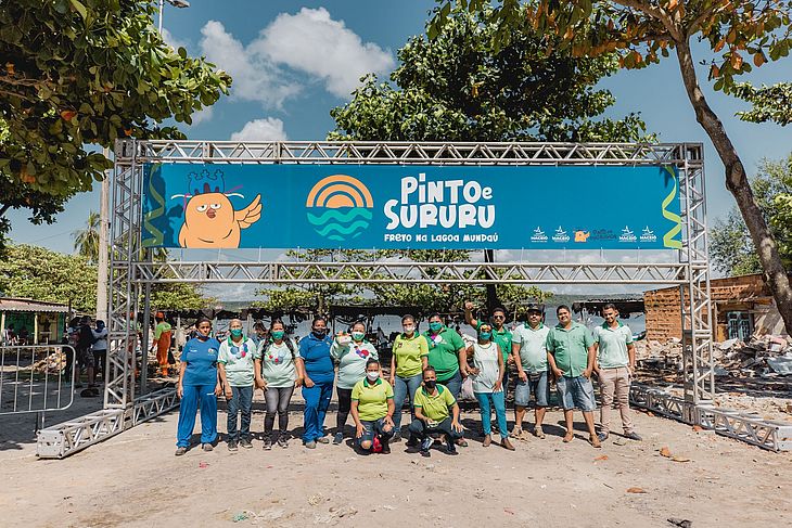 Com frevo e cultura, Maceió tem ação de coleta de resíduos na Orla Lagunar