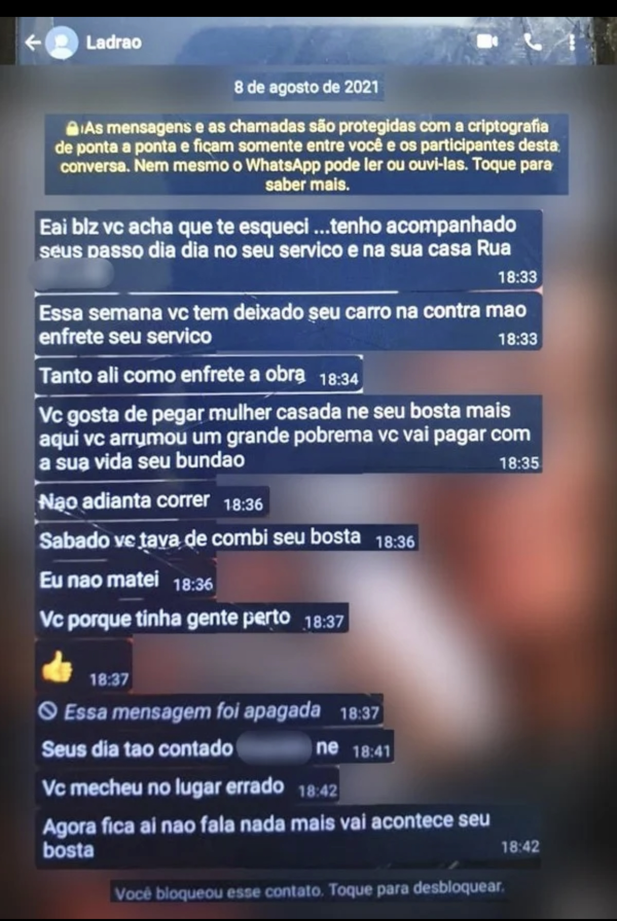 Ex-amante cria ‘fake’ para matar atual amante de mulher casada em SP: ‘Não adianta correr’