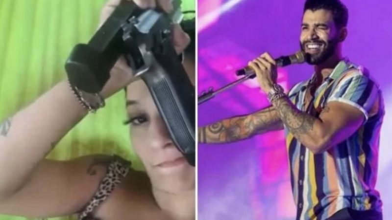 Segurando arma, mulher ameaça matar Gusttavo Lima: “Vai ter tiro”