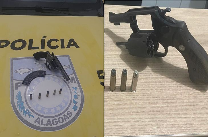 Homem é preso duas vezes no mesmo dia com armas de fogo, em Barra de São Miguel