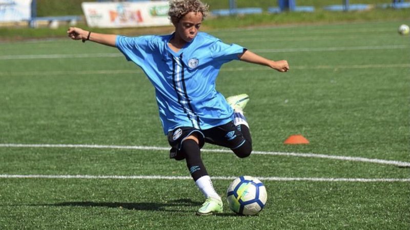 Alagoano Gabriel Lins integra o sub-10 do Grêmio de Porto Alegre