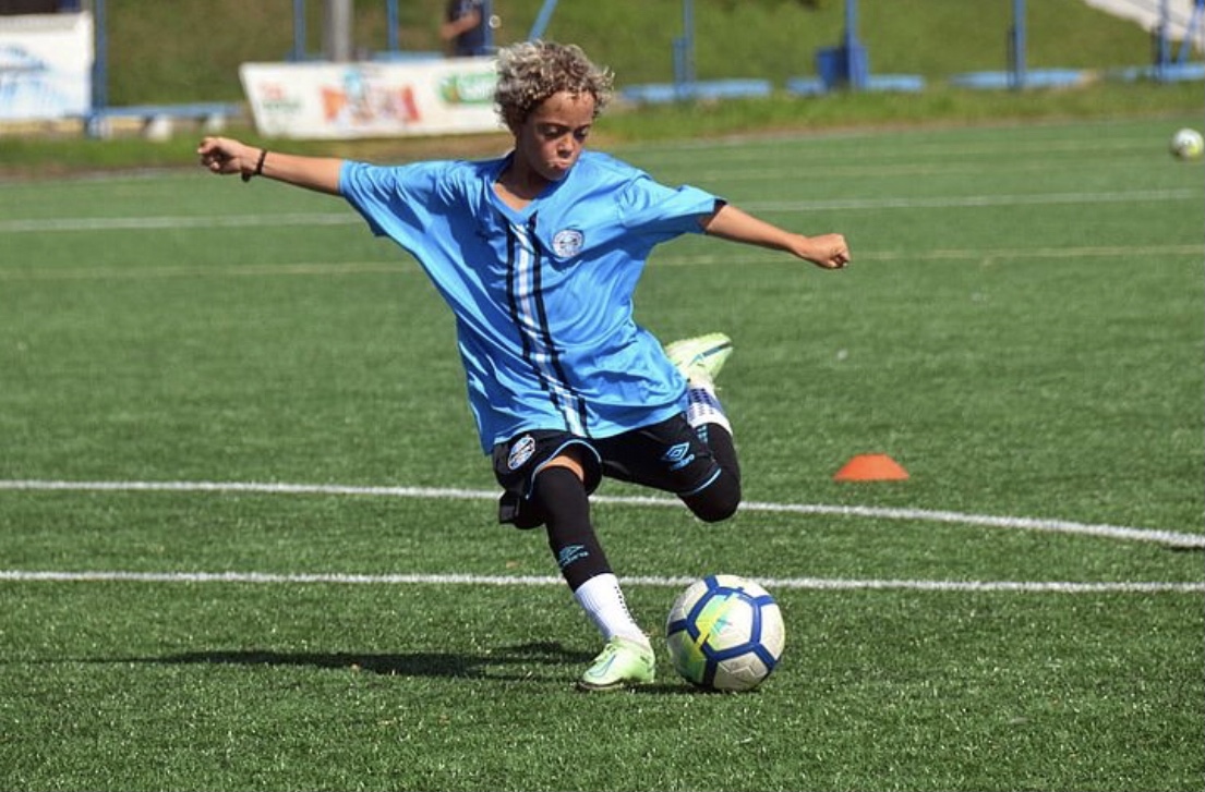 Alagoano Gabriel Lins integra o sub-10 do Grêmio de Porto Alegre