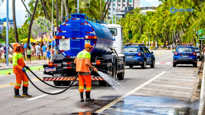 Desenvolvimento Sustentável intensifica limpeza na orla após virada do ano