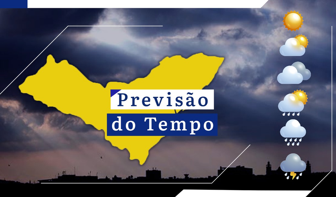 Acompanhe a previsão do tempo para o início da semana em Palmeira dos Índios