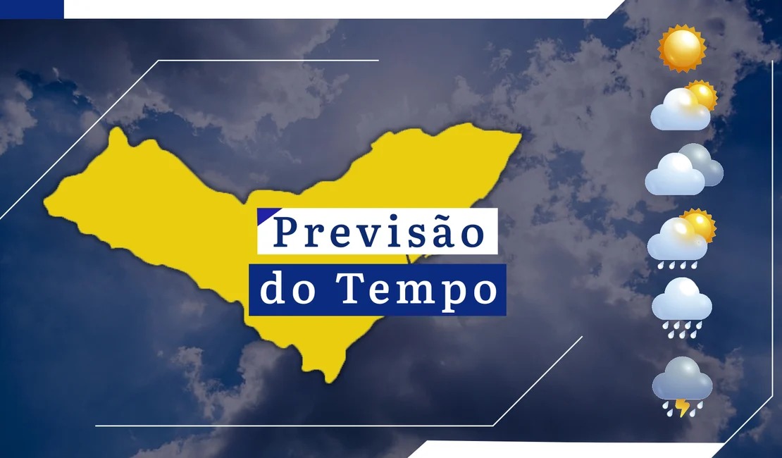 Acompanhe a previsão do tempo para este final de semana em Palmeira dos Índios