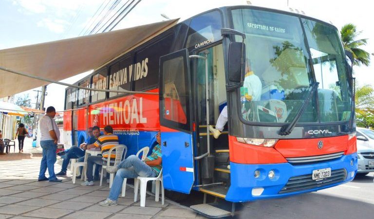 Hemoal realiza coletas externas de sangue em Arapiraca e Maceió nesta terça-feira