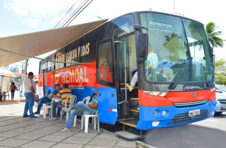 Hemoal realiza coletas externas de sangue em Arapiraca e Maceió nesta terça-feira