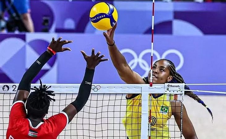 Brasil bate Quênia com tranquilidade e vence primeira no vôlei feminino