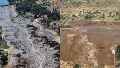 Barragem rompe e inunda condomínio de luxo em MS