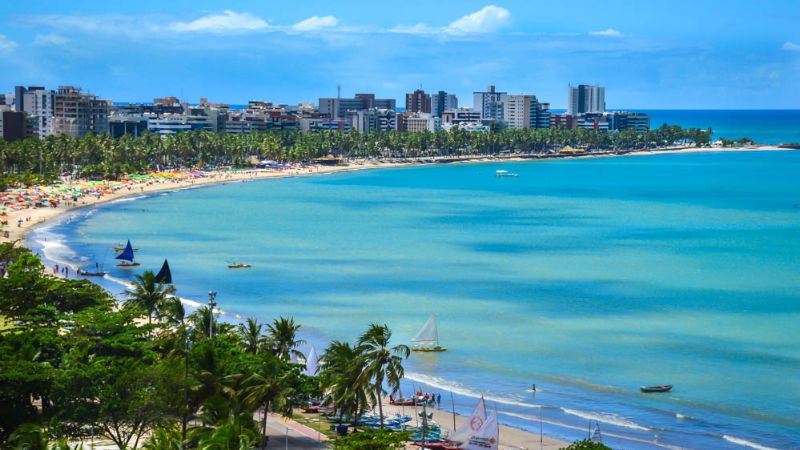 Maceió lidera o ranking de destinos nacionais mais procurados no primeiro semestre de 2024