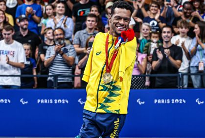 Gabriel Araújo conquista primeiro ouro do Brasil na Paralimpíada de Paris 2024