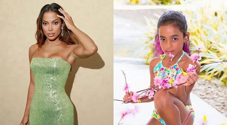 Anitta fala sobre semelhança com sobrinha: “Minha cópia! A Letícia sou eu”