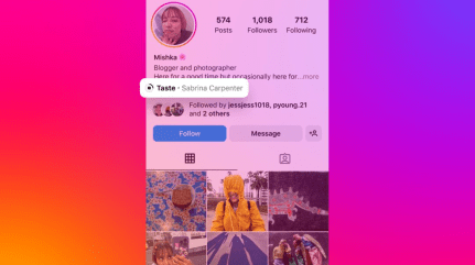 Instagram permite adicionar trecho de música em perfil; veja como