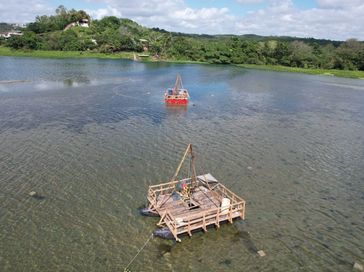 Obras da ponte Penedo-Neópolis avançam para o rio São Francisco