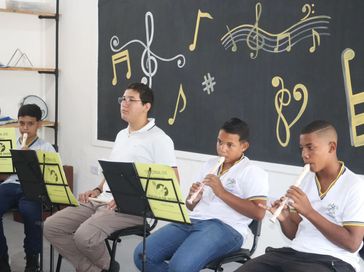 Escola de música Antônio José da Silva (Chicó) comemora 1 ano de funcionamento em São José da Laje