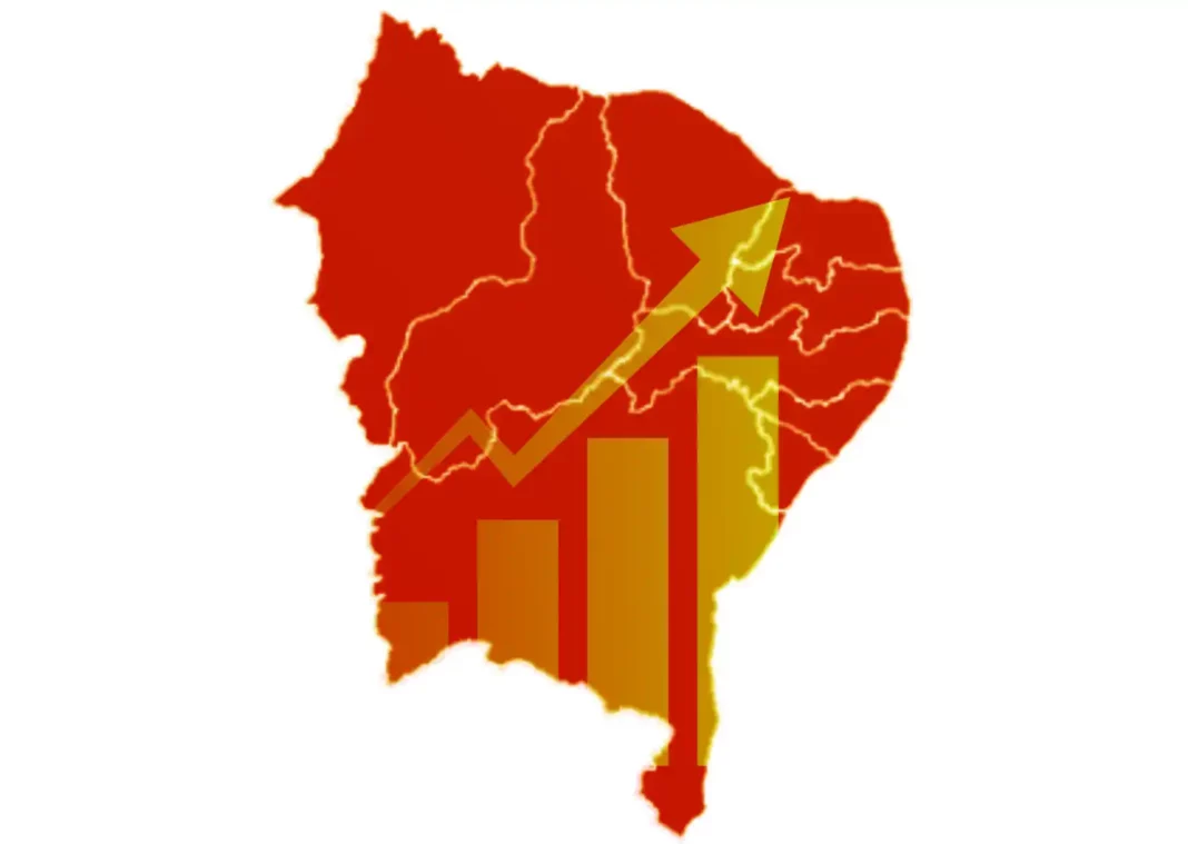 Saiba quanto o Nordeste vai crescer a mais que o Brasil