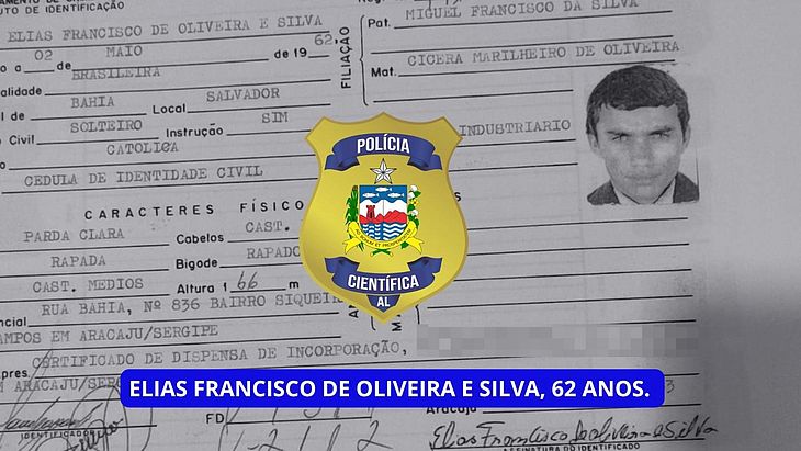 Polícia Científica procura familiares de homem que vivia em situação de rua em Penedo