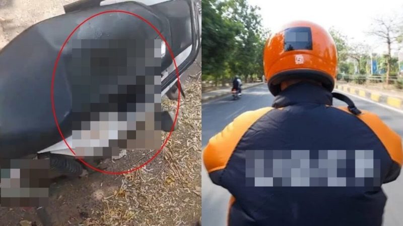 Homem defeca em moto durante viagem e revolta motociclista