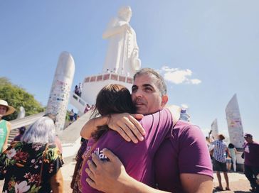 Com mais de 1.500 fiéis, caravana de Pilar é a maior romaria da história de Alagoas