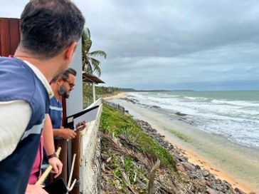 MPF realiza inspeção na Praia de Pontal de Coruripe para discutir compensação por danos ambientais