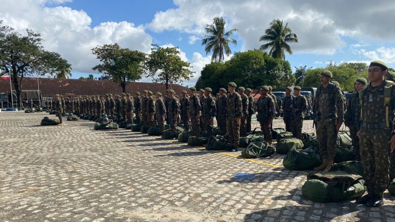 Mais de 500 militares do Exército reforçam a segurança no interior de AL durante votação do 1° turno