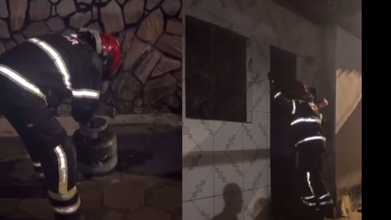 Dois ficam feridos após incêndio destruir casa em Maceió