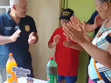 Polícia Civil realiza sonho de menino com autismo em festa de aniversário em Porto Calvo