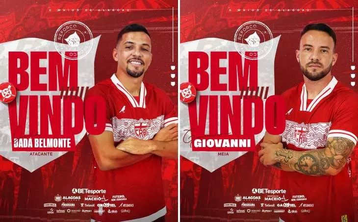 CRB anuncia dois reforços para sequência da temporada 2025