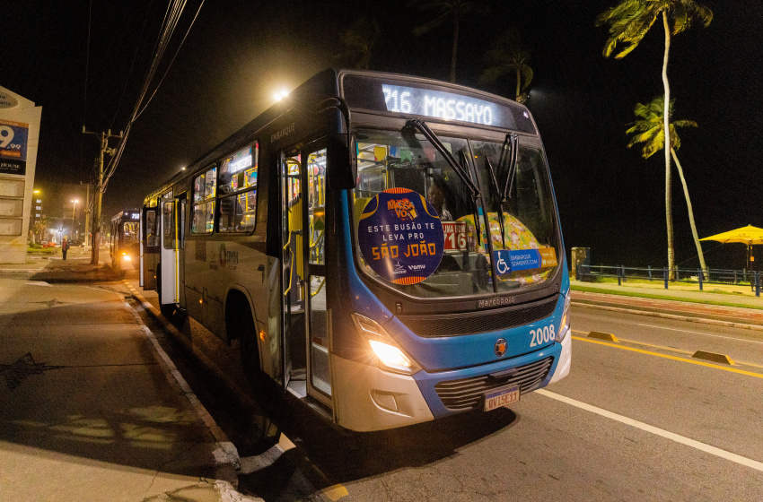 Prefeitura de Maceió disponibiliza 15 linhas especiais gratuitas para o São João Massayó