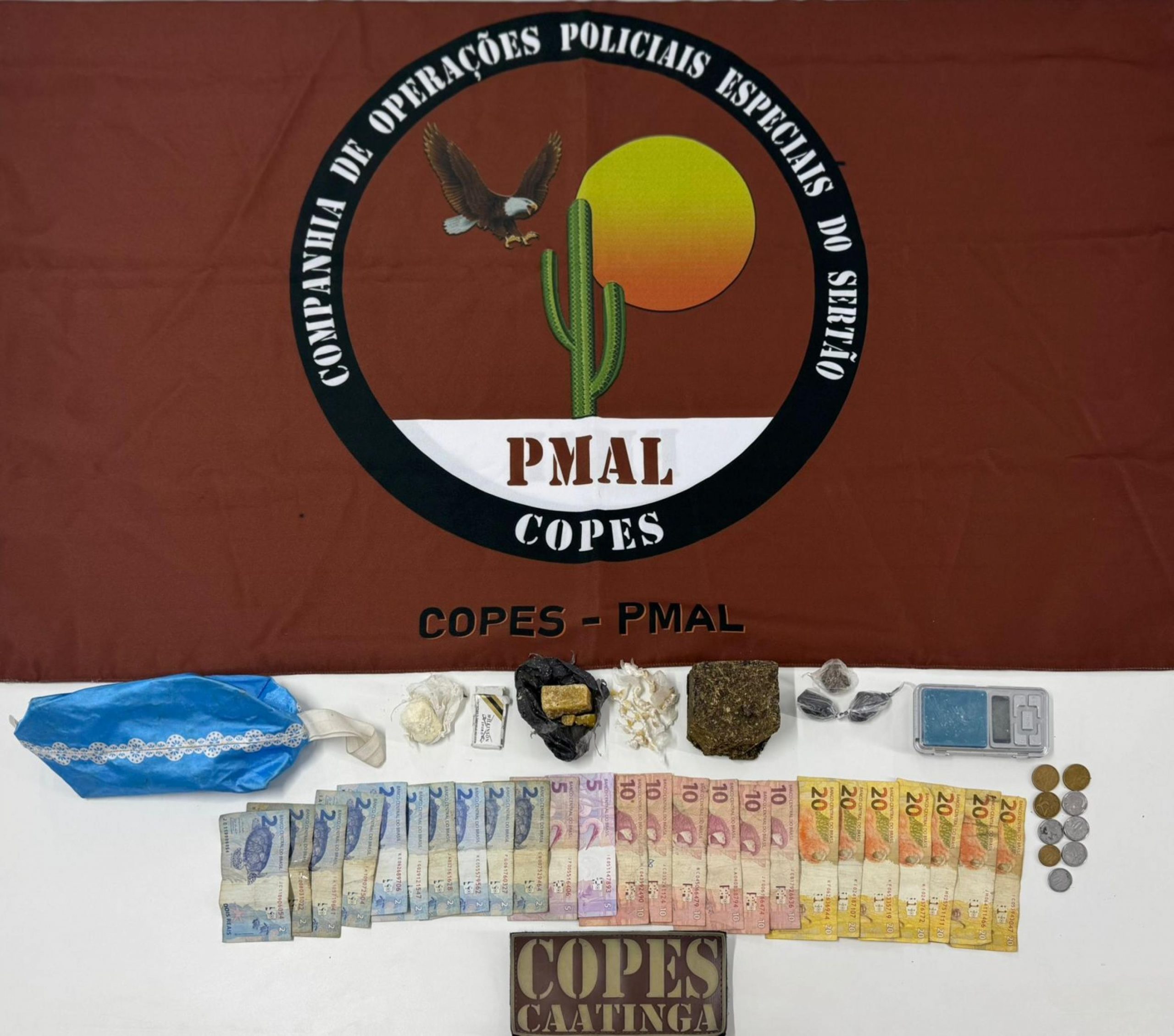 PM apreende 29 armas de fogo e 11 kg de drogas na última semana de maio em Alagoas