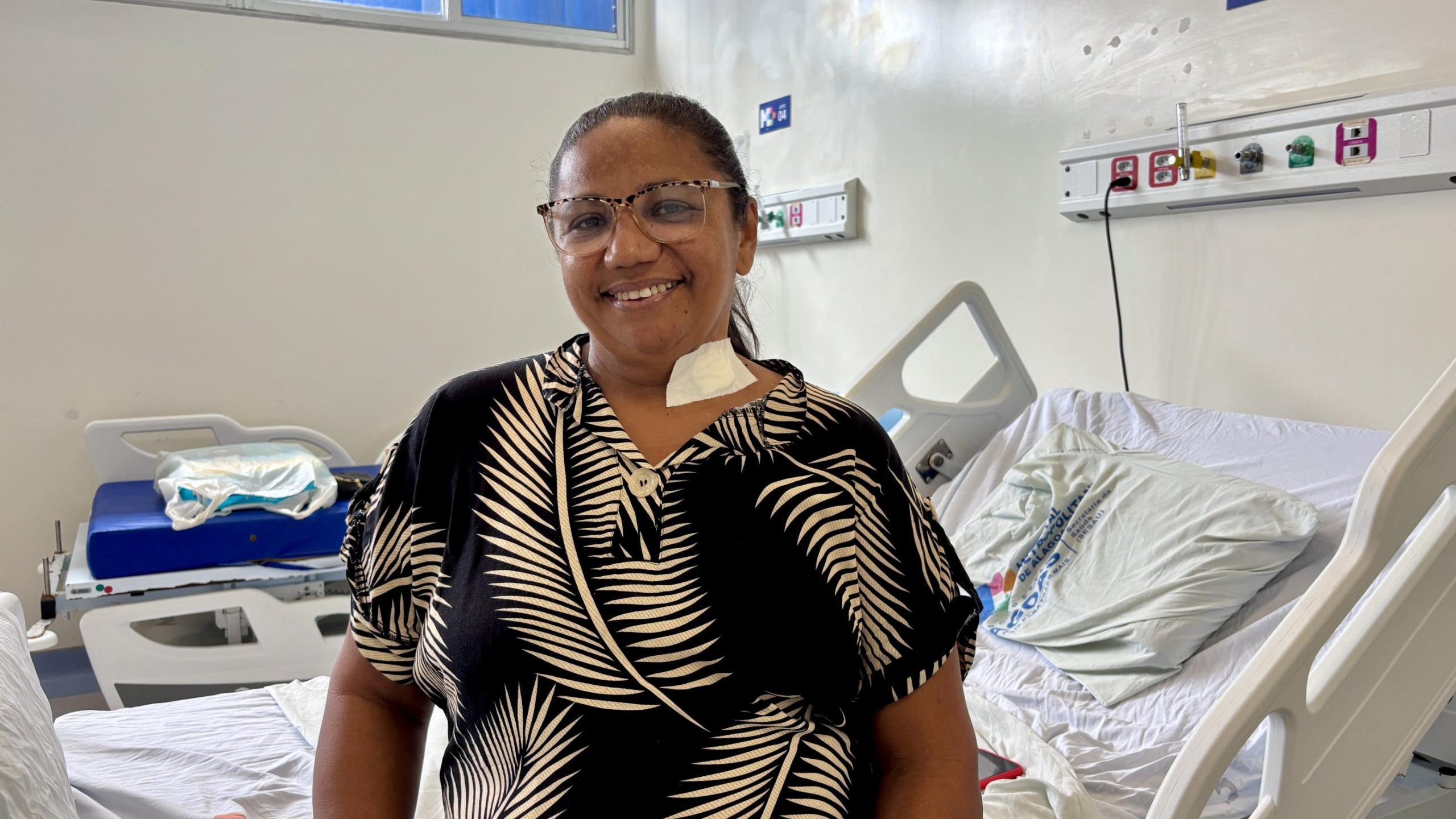Com tumor no rim, moradora de União dos Palmares tem a vida salva no Hospital Metropolitano de Alagoas