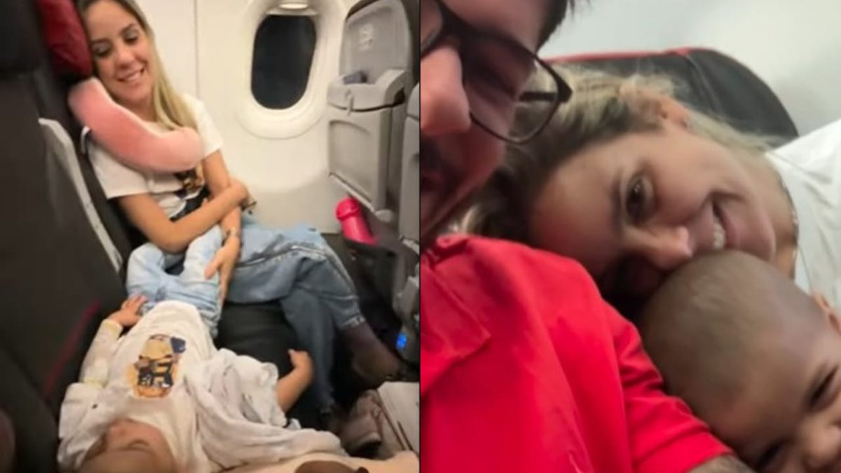 Após concluir última sessão de quimioterapia, criança alagoana recebe homenagem em voo